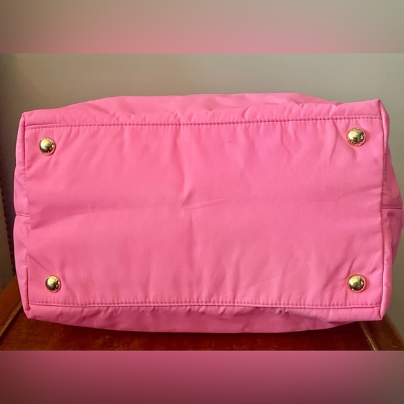 🎀PRADA Rare Limited Edition Color tote with bow, #20 of only 300, pink - Picture 10 of 17